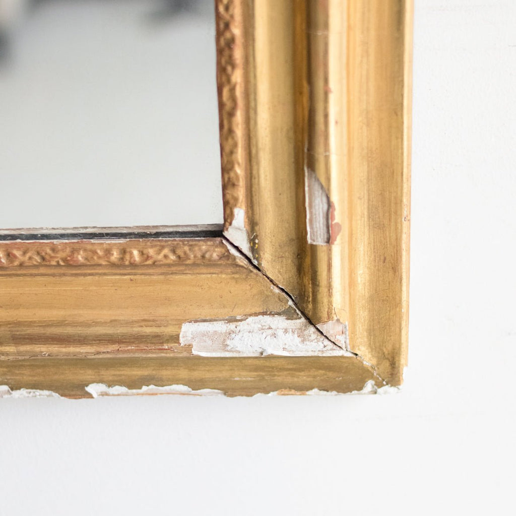 Vintage Gold Leaf Louis Philippe Wall Mirror