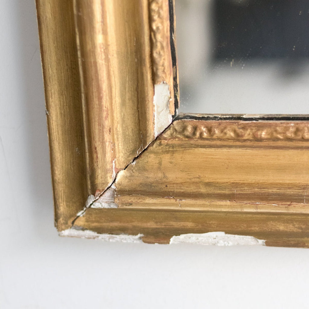 Vintage Gold Leaf Louis Philippe Wall Mirror