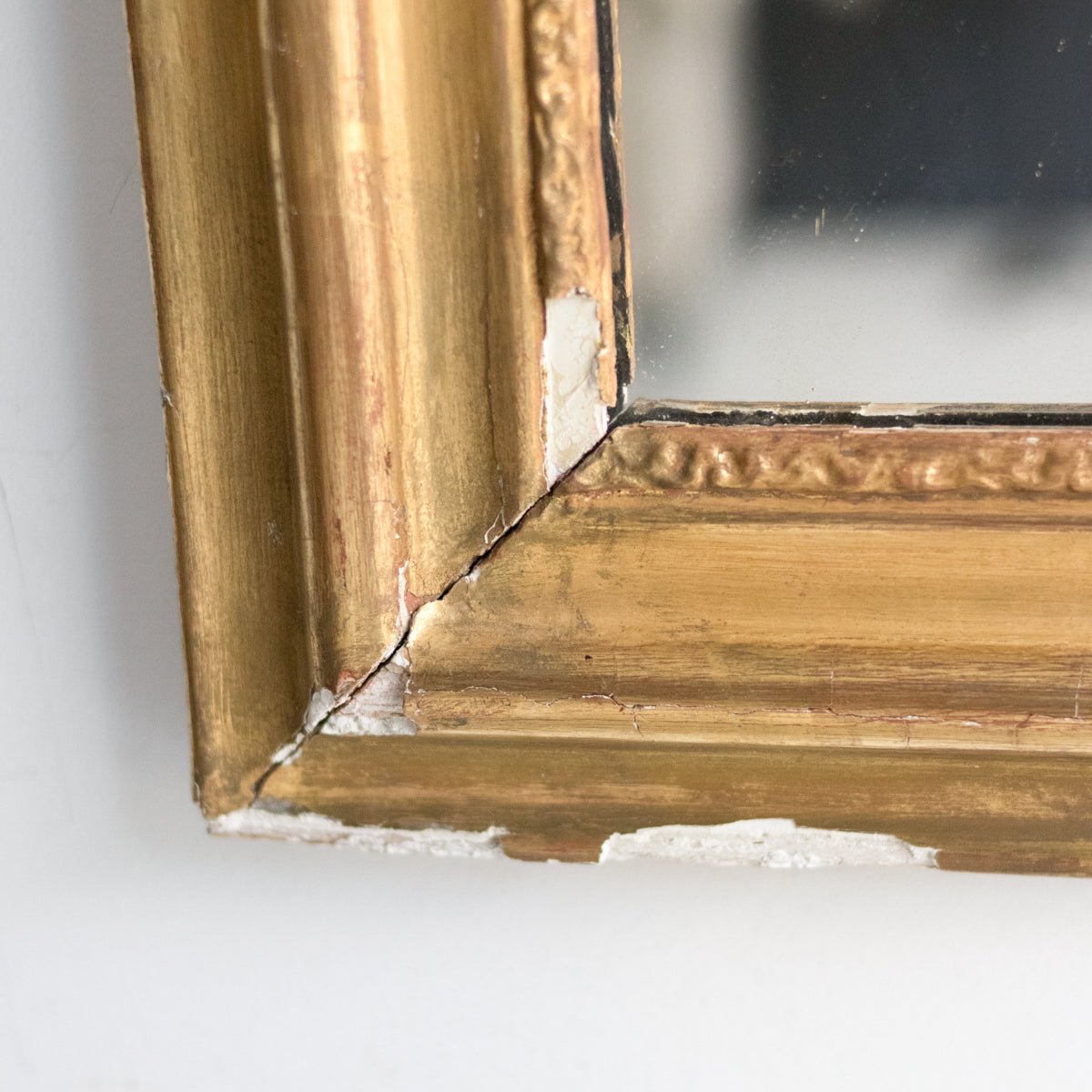 Vintage Gold Leaf Louis Philippe Wall Mirror