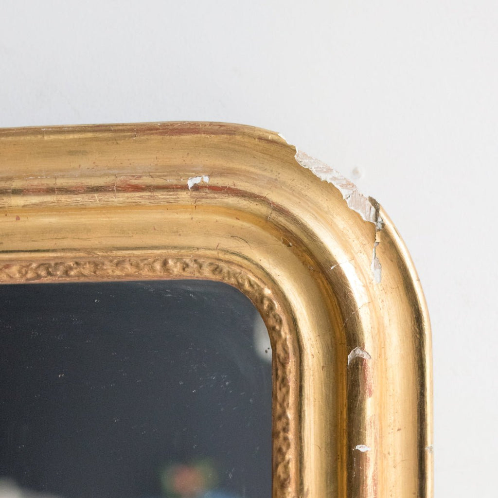 Vintage Gold Leaf Louis Philippe Wall Mirror